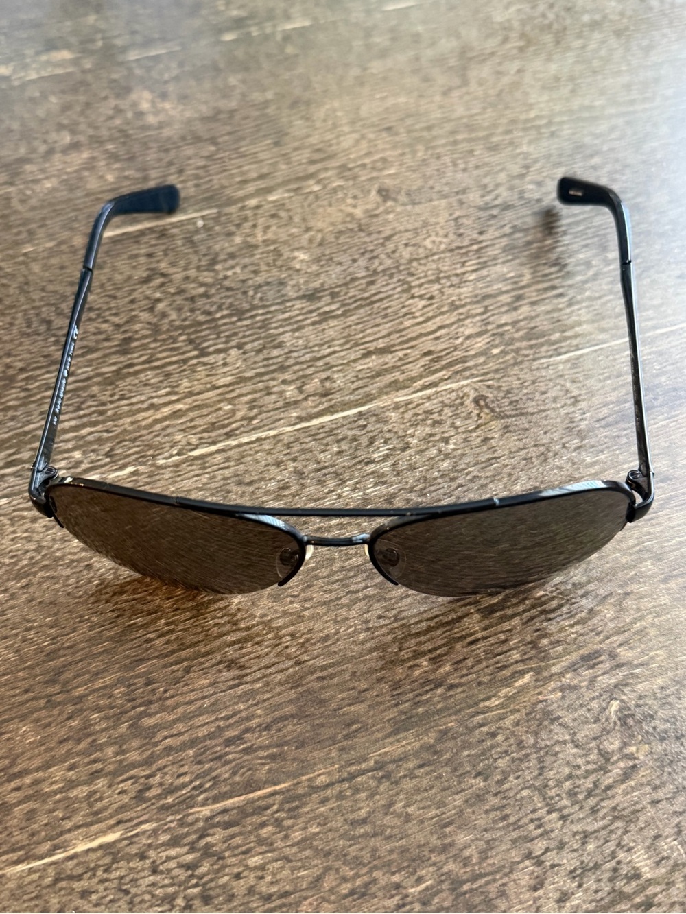 kate spade Black Aviator Sunglasses Black and Gold Polka Dots - Picture 8 of 9